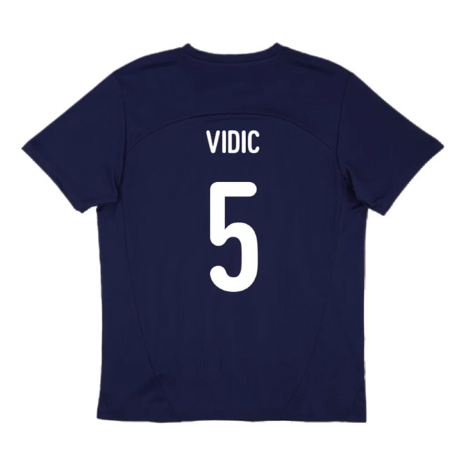 2024-2025 Serbia Training Jersey (Navy) (Vidic 5)-SoccerKits Hub | Buy Soccer Jerseys Online